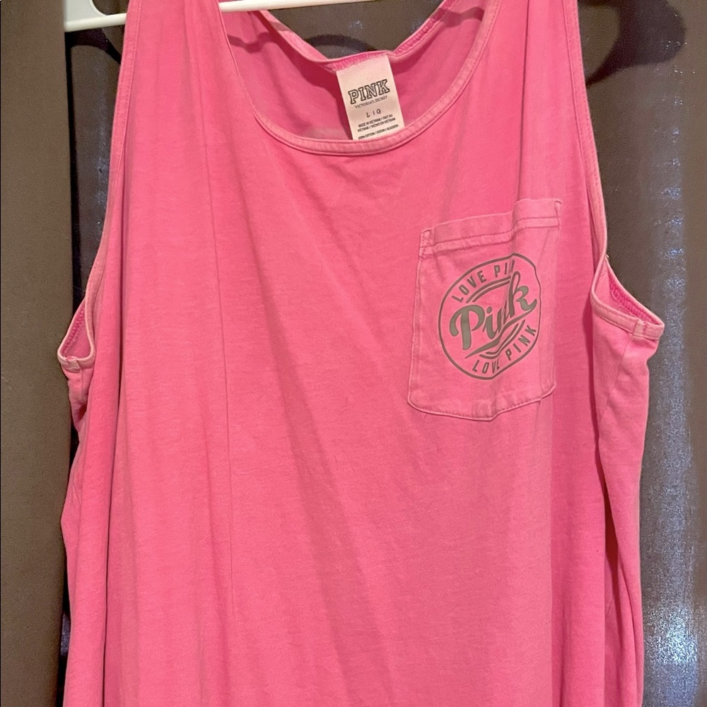 Victoria’s Secret Pink baseball sleeveless L